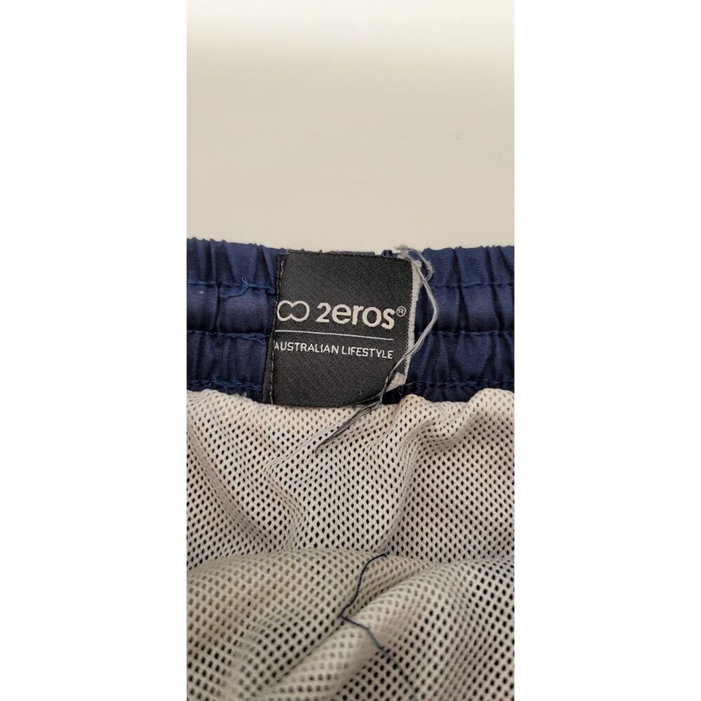 2EROS Navy Blue Swim Shorts Built-In Liner Pockets Gay Resort Pool Party Sz. M - Picture 3 of 5